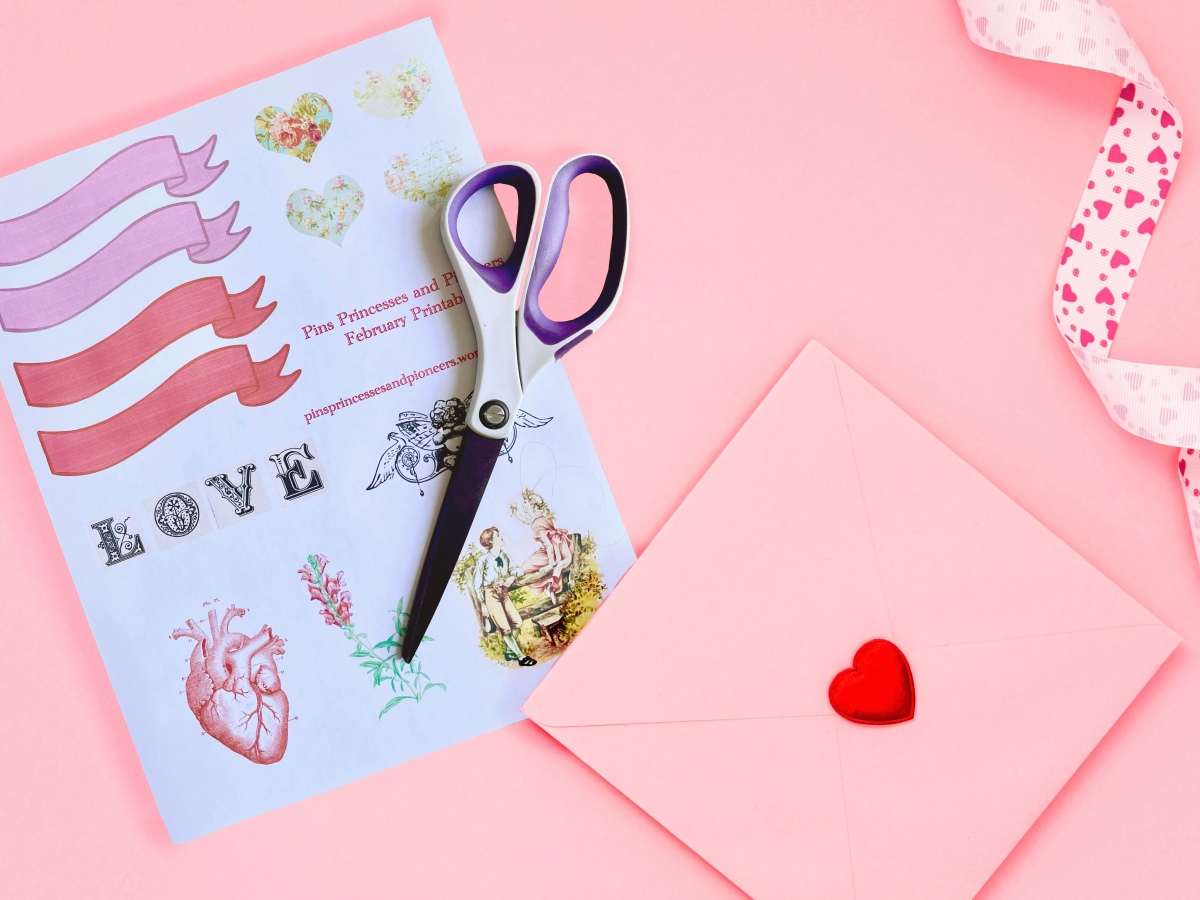 Valentine’s Day Printable Bullet Journal Parts