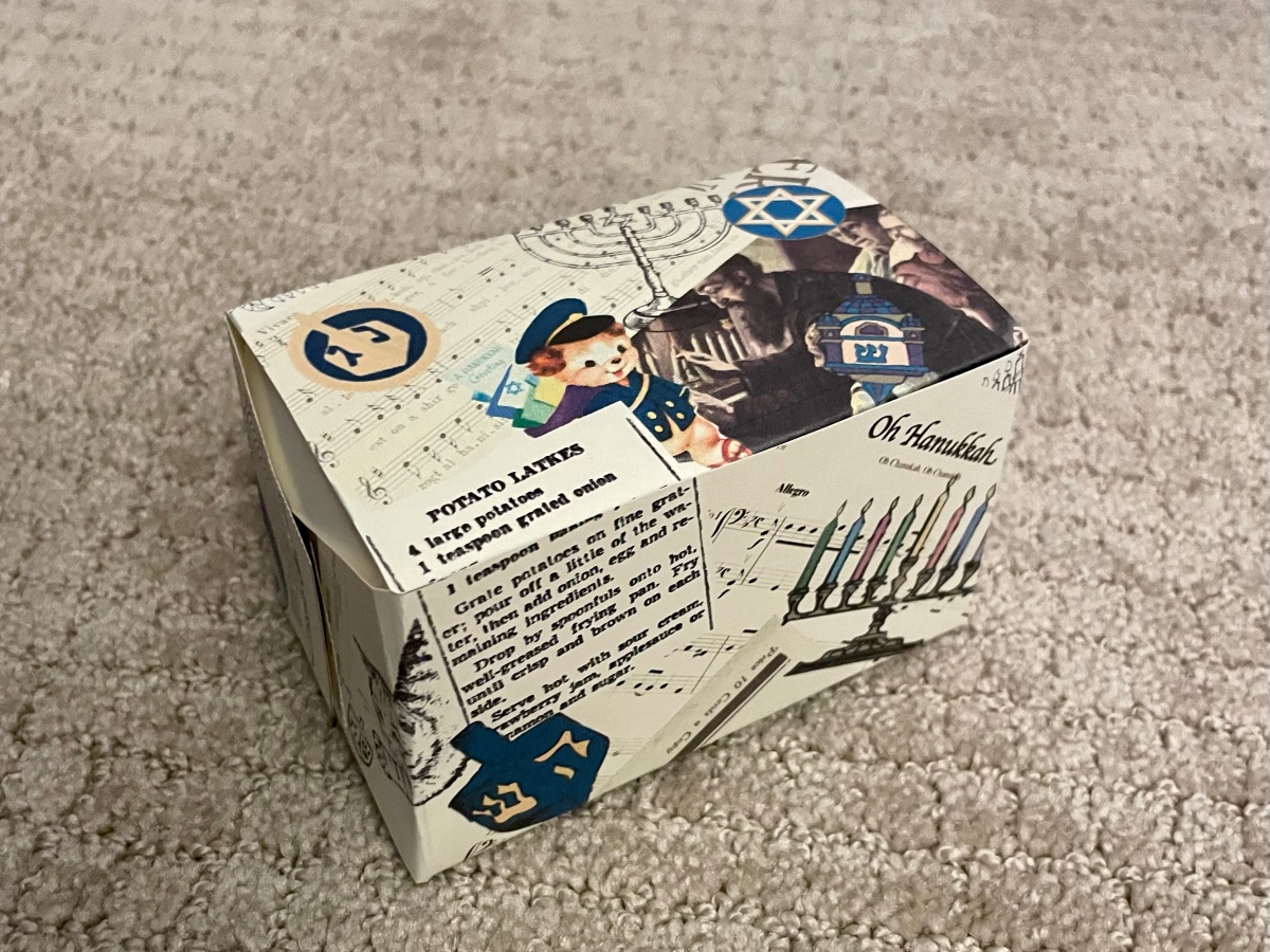 Vintage Hanukkah Box
